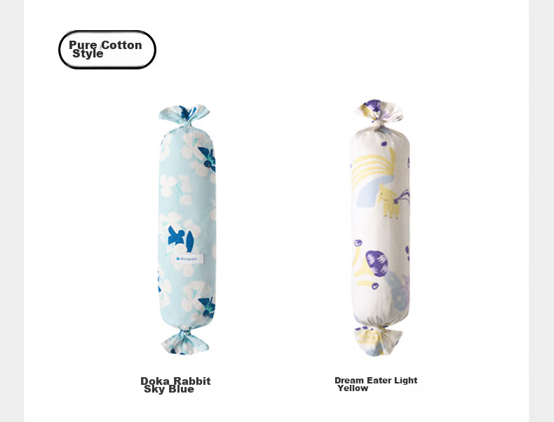 Babycare Baby Soothing Pillow Multifunctional Breathable Soft Sleeping Pillow Moonstone Blue 40*12CM 0-6 Months 21
