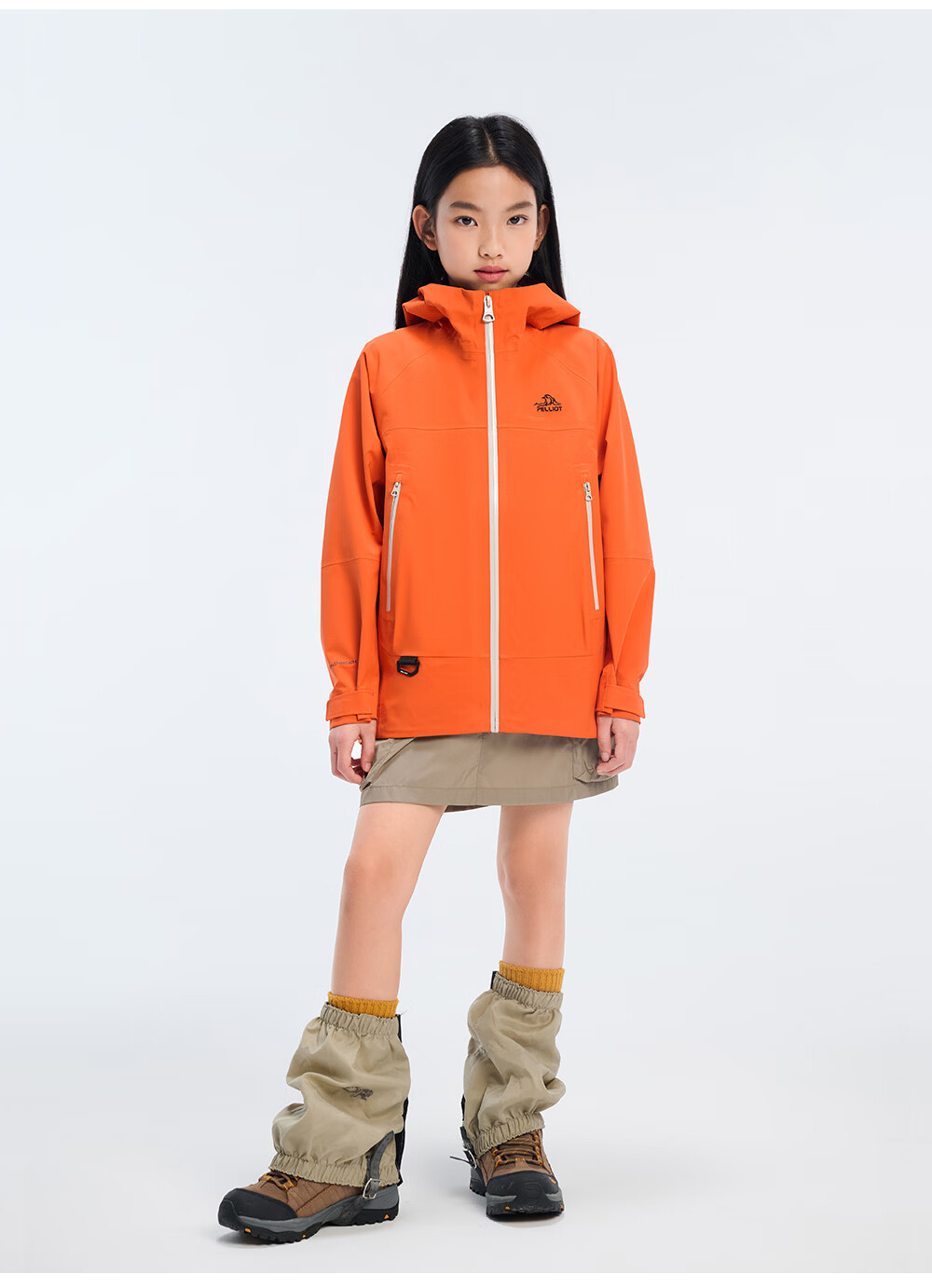 Pelliot [Xiaoshanke] Children's Outdoor Hardshell Windproof Jacket for Boys And Girls, Model 135101017, Purple, Size 140 15