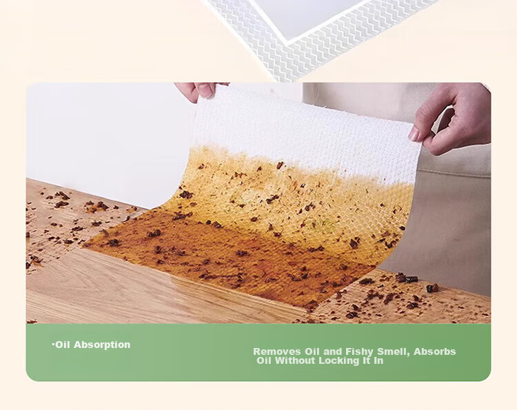 LYNN Kitchen Antibacterial Disposable Dish Cloths 30x30cm 30 Sheets Super Absorbent Extra Large Thick Cleaning Wipes 6
