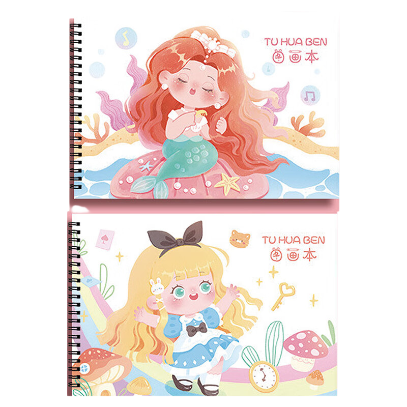 Jufu A4 Children's Drawing Book Sketchbook for Kindergarten and Elementary Students Grade 1 Blank Art Drawing Book Thickened White Paper for Markers and Hand Drawing Doodle Paper