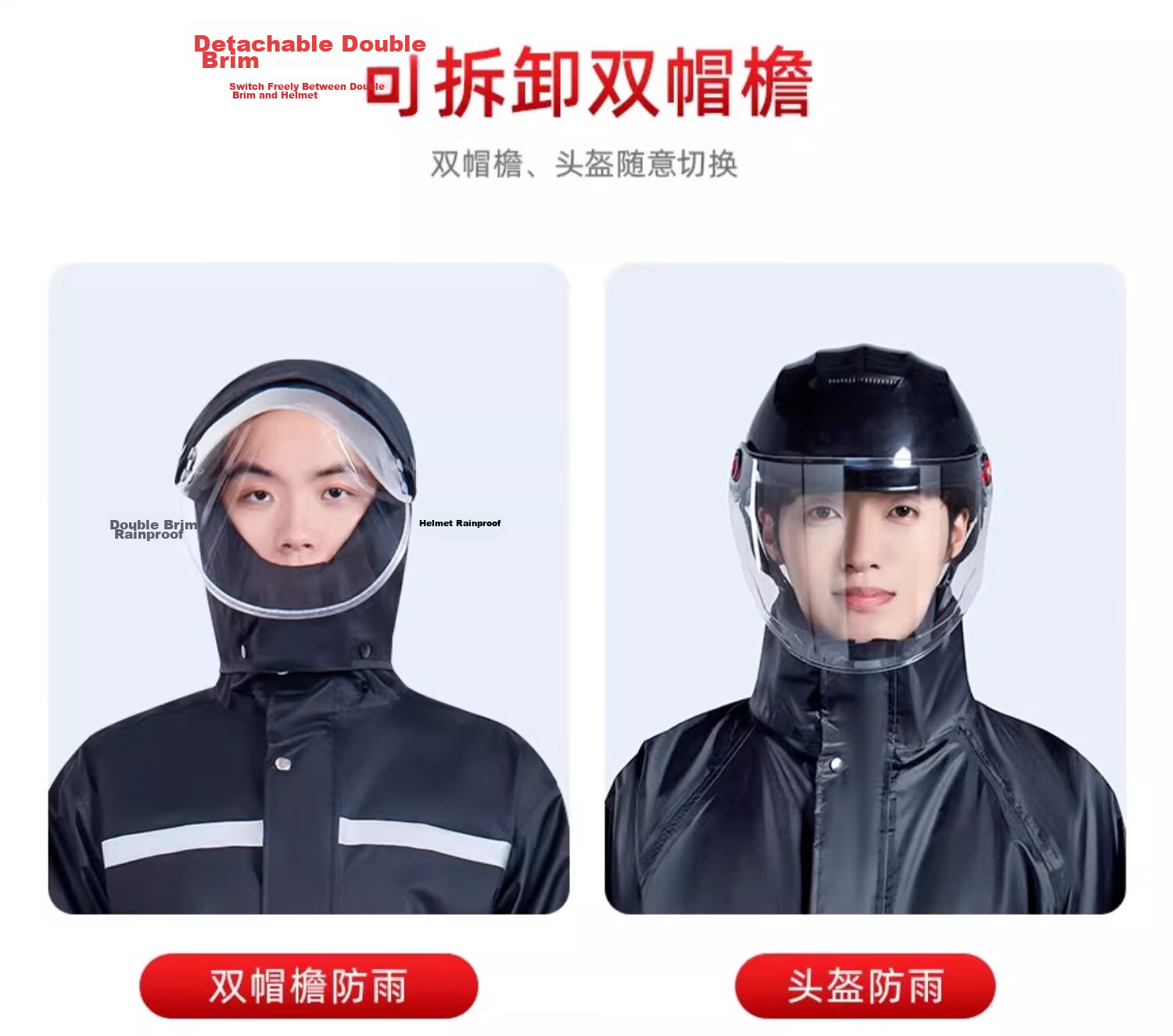 Zhengyu Raincoat And Rain Pants Set, Rider-Specific Poncho, Single-Person Delivery Cycling Full-Body Storm Protection, Electric Motorcycle 9