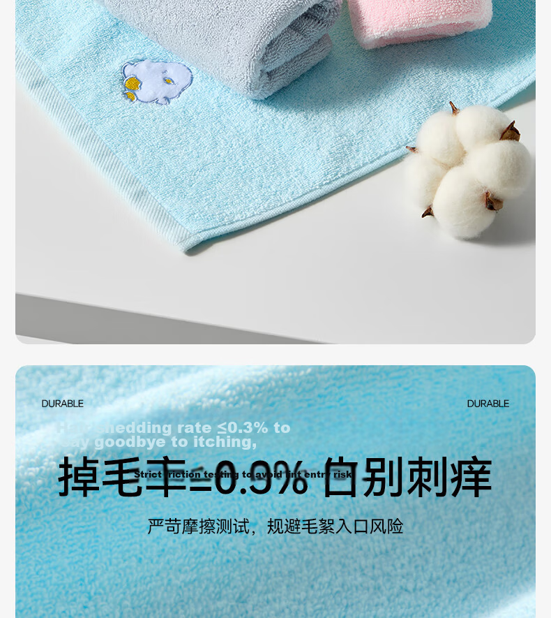 Grace Kids Antibacterial 7A Pure Cotton Towel Soft Skin-Friendly Super Absorbent Cute Animal Sports Face and Bath Towel 4