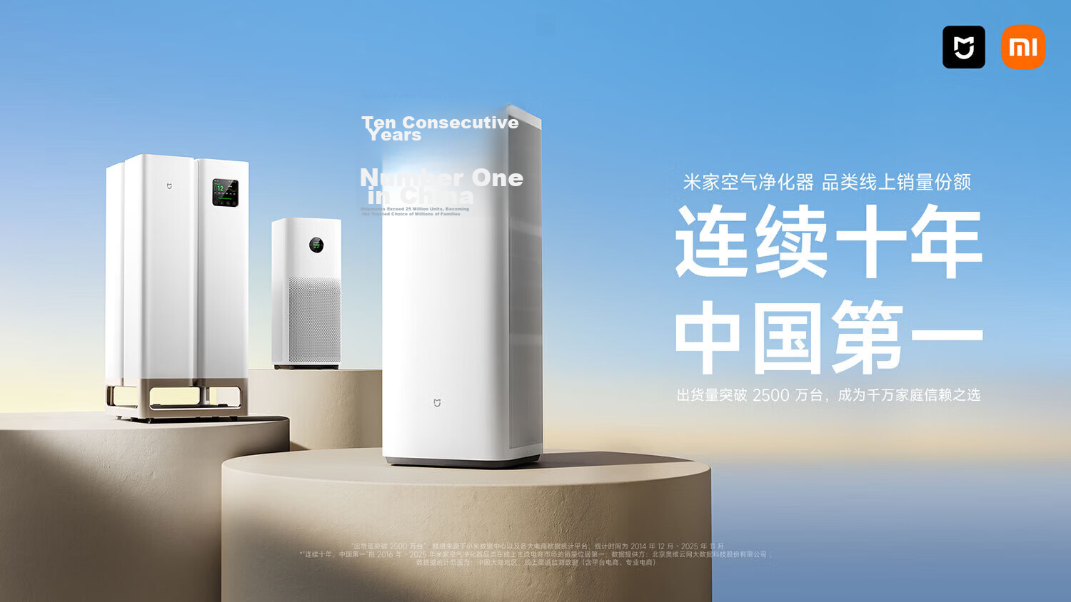 Mijia Xiaomi All-in-One Harmless Decomposition Formaldehyde Air Purifier with Allergy Removal, Sterilization, Smog and Odor Elimination, Smart Digital Display 1