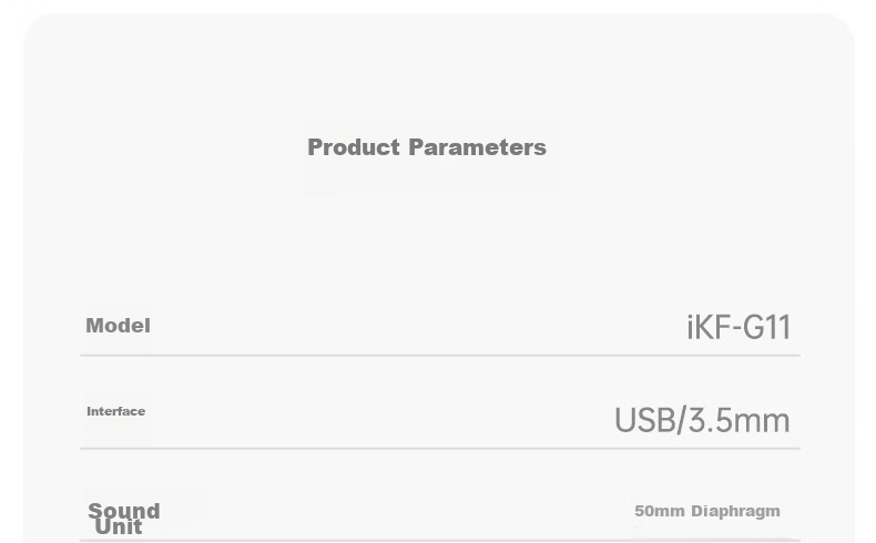 IKF G11 Gaming Headset Wired USB Headphones with Mic FPS Dedicated 7.1 Surround Sound RGB Delta Cyber Gray for Valorant PC 38