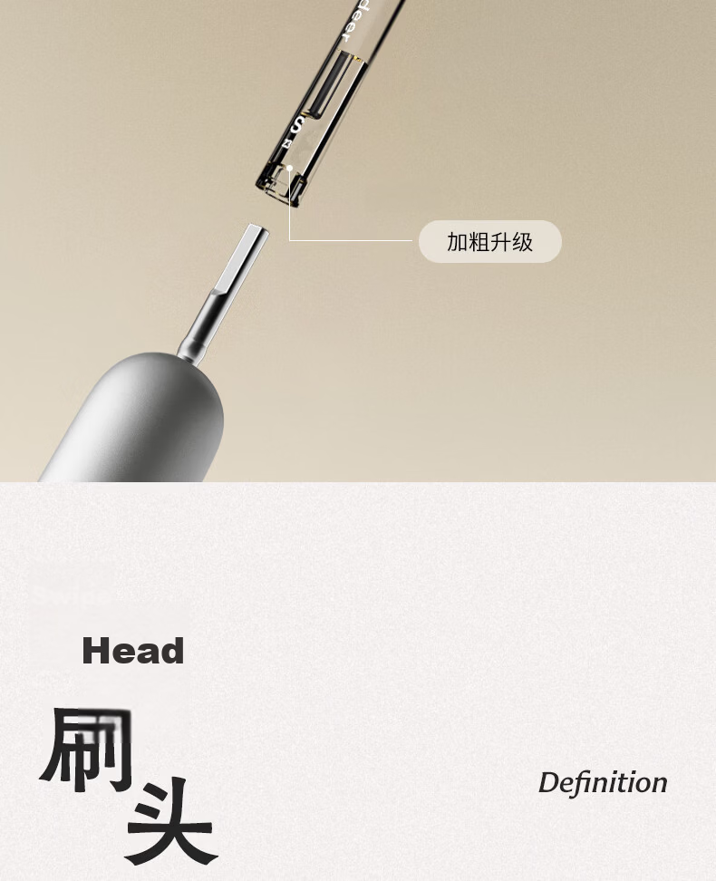 Zuodian Luxury Art Toothbrush with Replaceable Brush Heads, Wide Head Soft Bristles Gum Protection Original Brush Heads *3 9