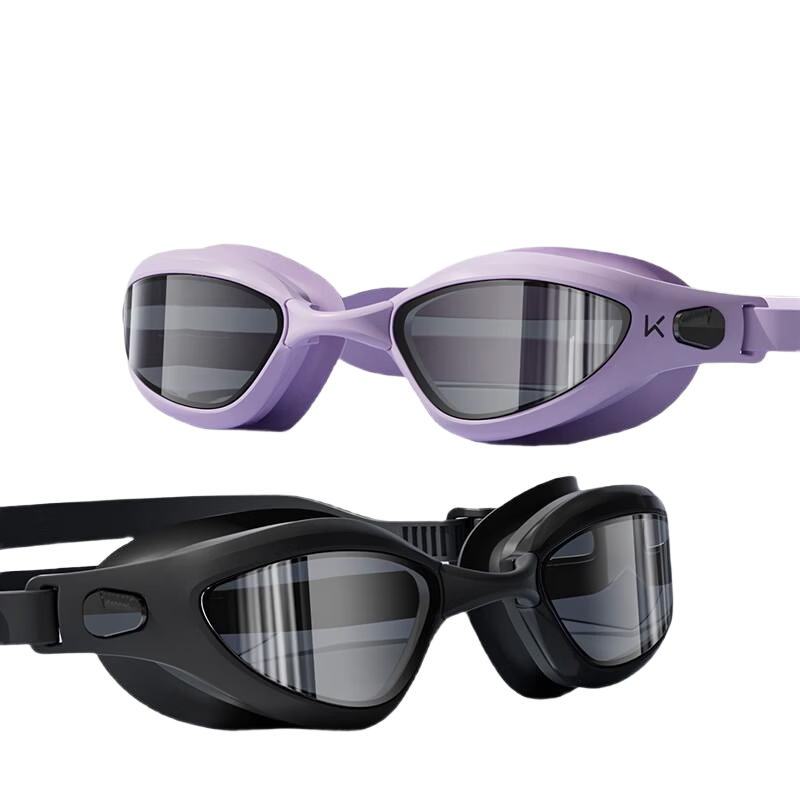 Keep Swimming Goggles Unisex Waterproof Anti-Fog HD Prescription Professional Diving Swim Glasses Black Plano