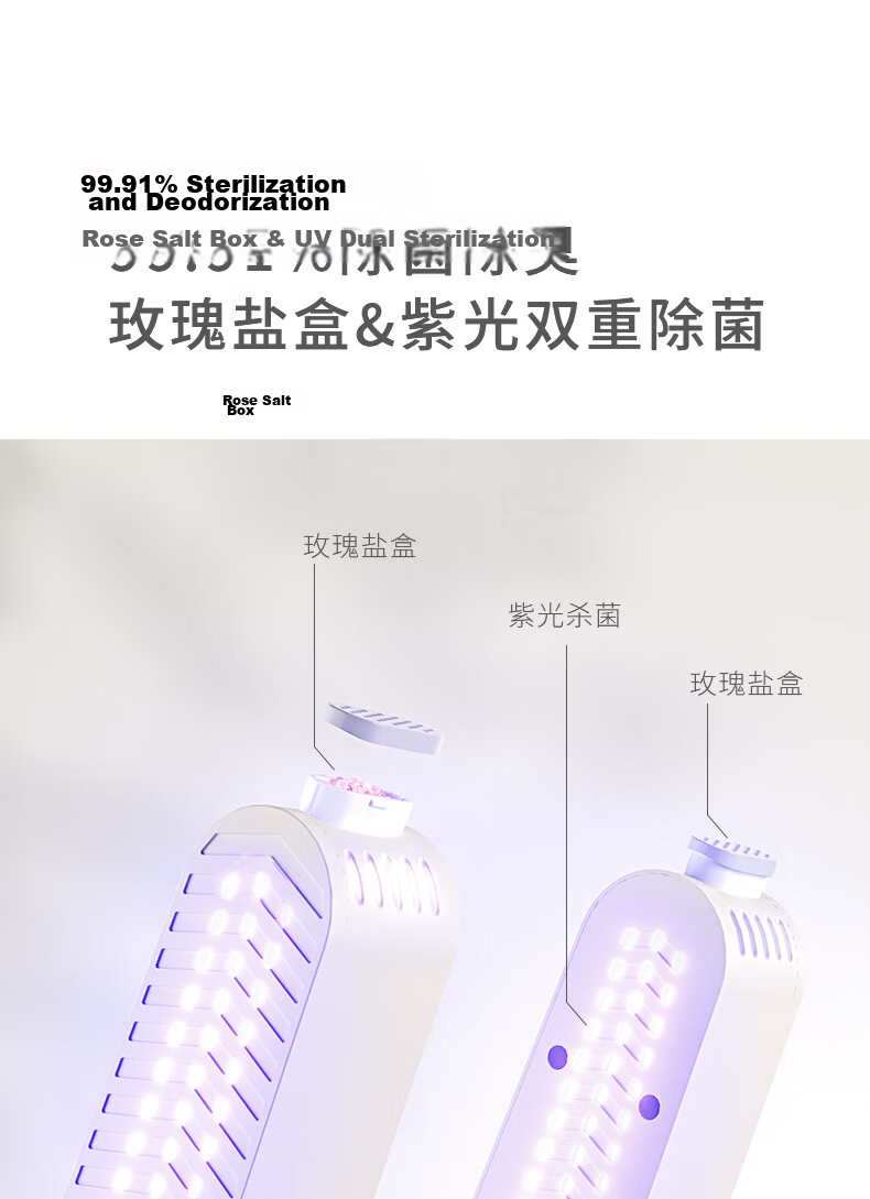 XiaoZhi Shoe Dryer UV Sterilizer Deodorizer Foldable Expandable Home Shoe Dryer SH01 6