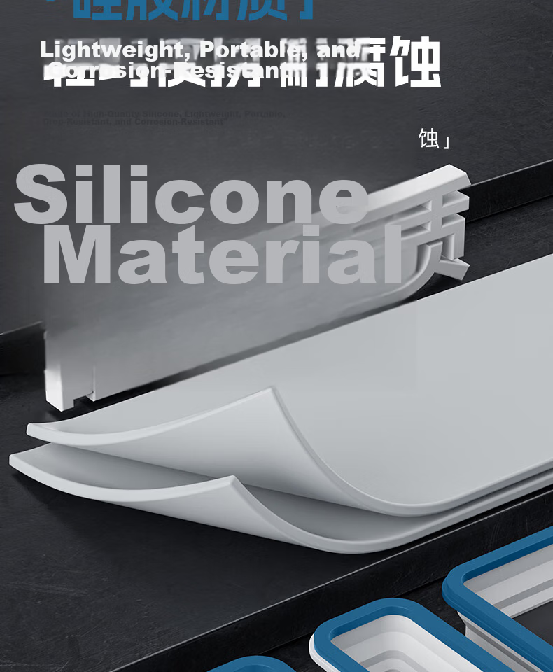 HYUNDAI Magnetic Screw Storage Box Magnetic Drill Bit Accessories Screw Tray Foldable Electronic Component Tool Storage Parts Box 9