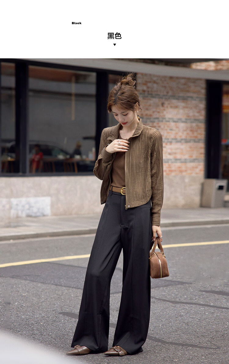 MT Relaxed Fit Lazy Pants Autumn Fashion Patchwork Loose Concealing Comfortable Women's Casual Trousers 8