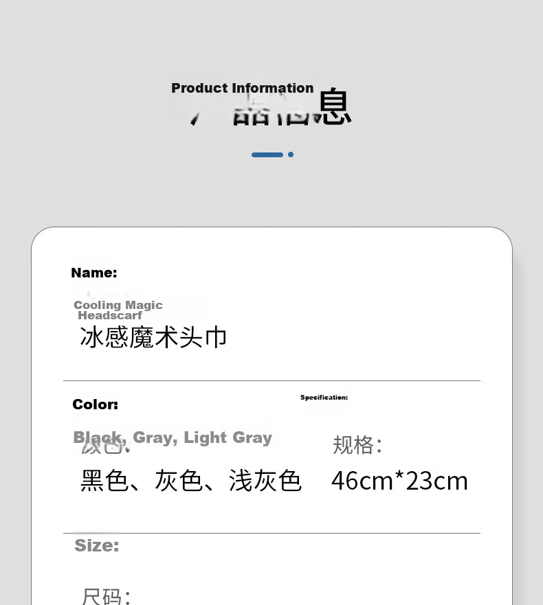 Nanjiren Sunscreen Face Mask Ice Silk Neck Gaiter Scarf Headwear Men's Magic Headscarf Women's Cycling Lightweight Light Gray 2