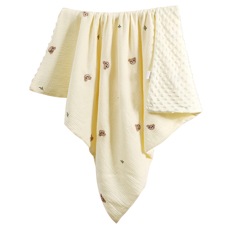Yishengxiangbao Infant And Toddler Plush Blanket, Baby Comfort Blanket, Children's Thin Quilt, Kindergarten Coverlet, Nap Air Conditioning Blanket