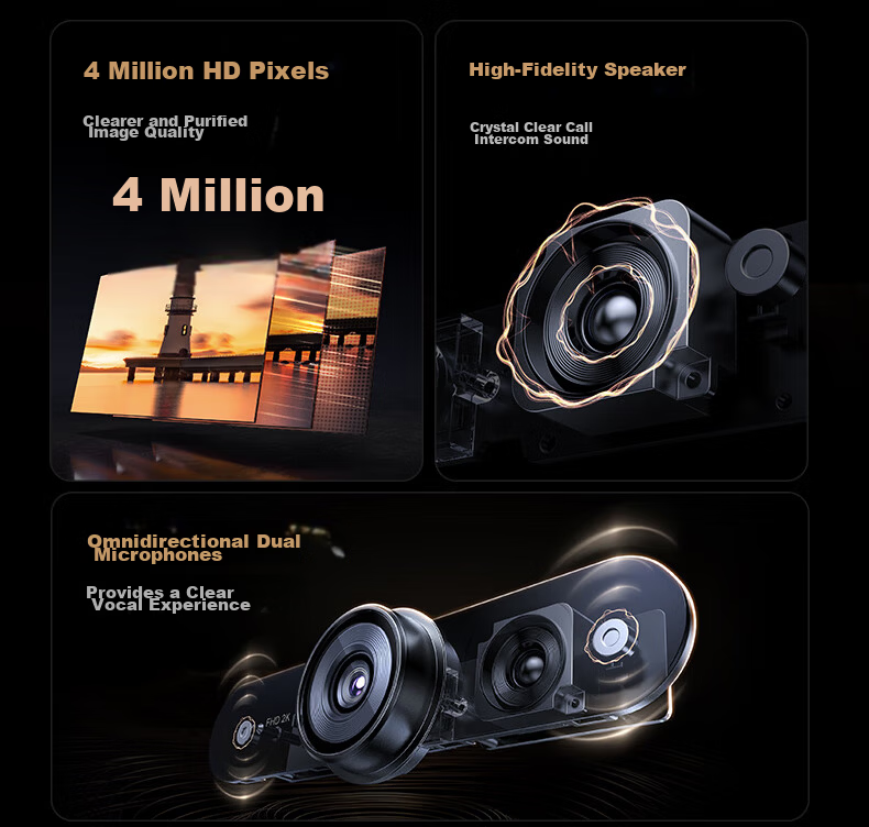 UGREEN 2K HD USB Webcam with Autofocus Dual Microphones and Speaker for Desktop Laptop Interview Exam Live Streaming Video Calls Conference 65545 3