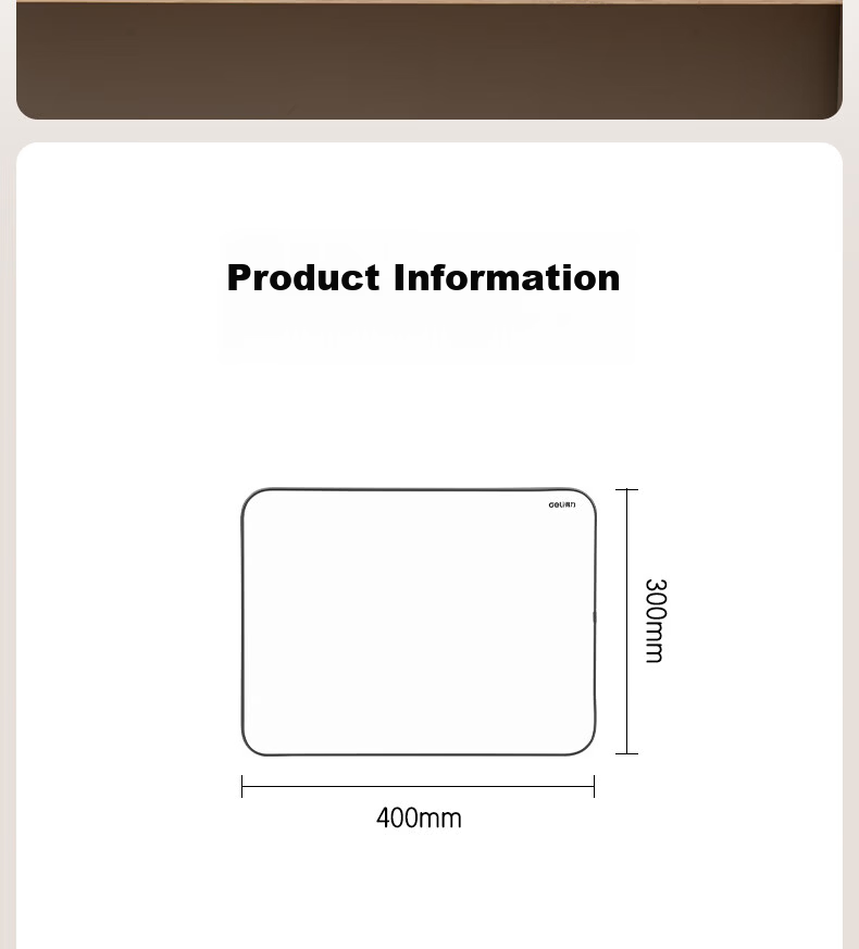 Deli 30*22cm Black Double-Sided Small Whiteboard, Children's Magnetic Whiteboard Writing Board Small Blackboard Whiteboard with Stand, Home Office Handwriting Board Children's Drawing Board Reminder Board 12