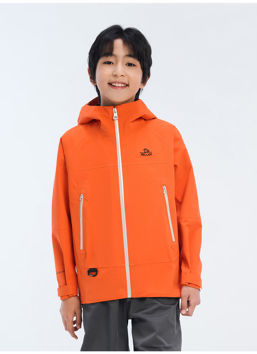 Pelliot [Xiaoshanke] Children's Outdoor Hardshell Windproof Jacket for Boys And Girls, Model 135101017, Purple, Size 140 24