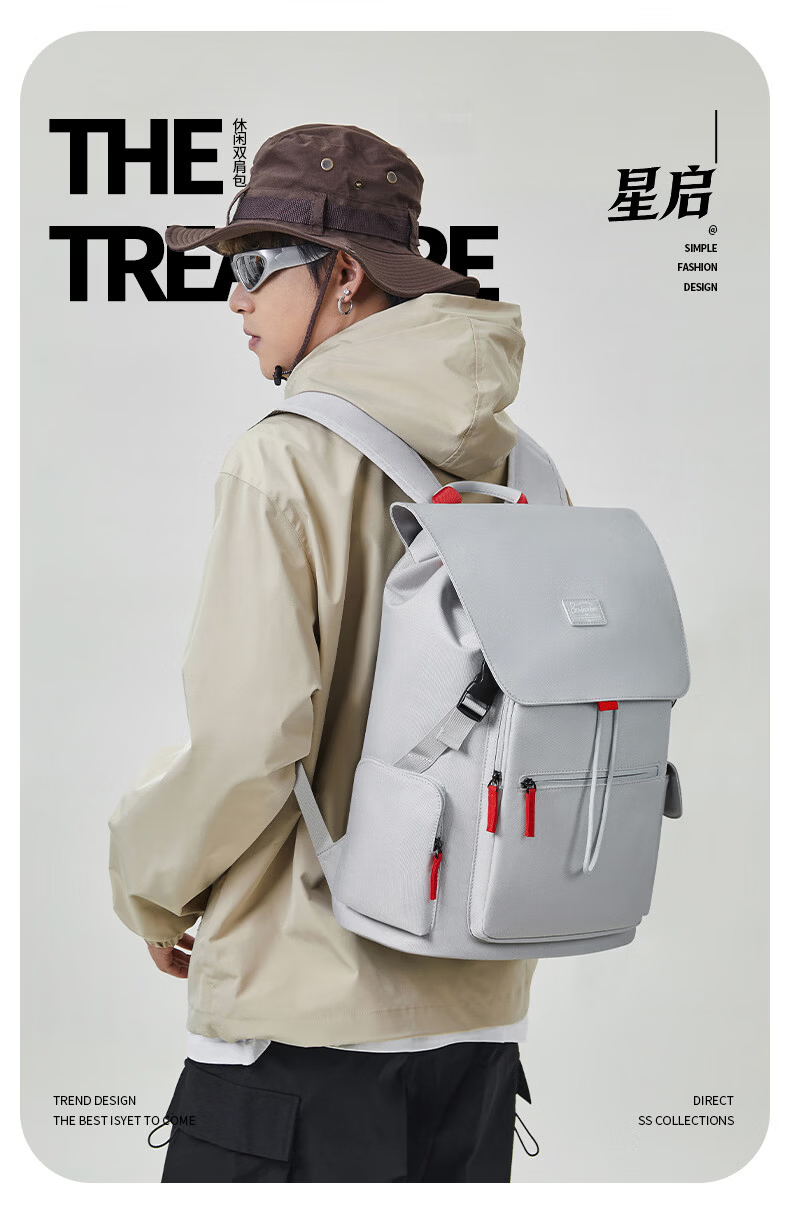 BOSTANTEN Xingqi Backpack Unisex Student School Bag Travel Backpack Camera Drone Inner Bag Large Capacity Laptop Bag 1