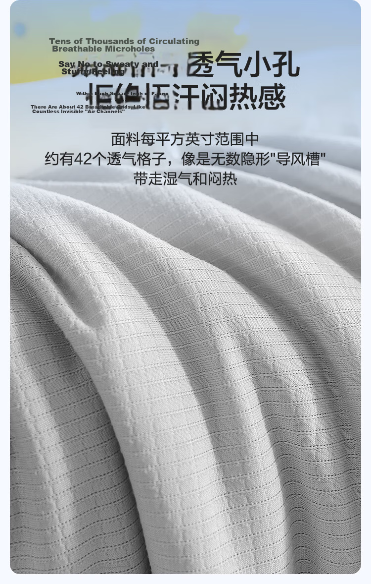 JD Original Oxygen Grid Summer Cool Quilt, Class A Antibacterial Breathable Air Conditioning Quilt, Machine Washable Fiber Summer Blanket, Blue 2x2.3m 4