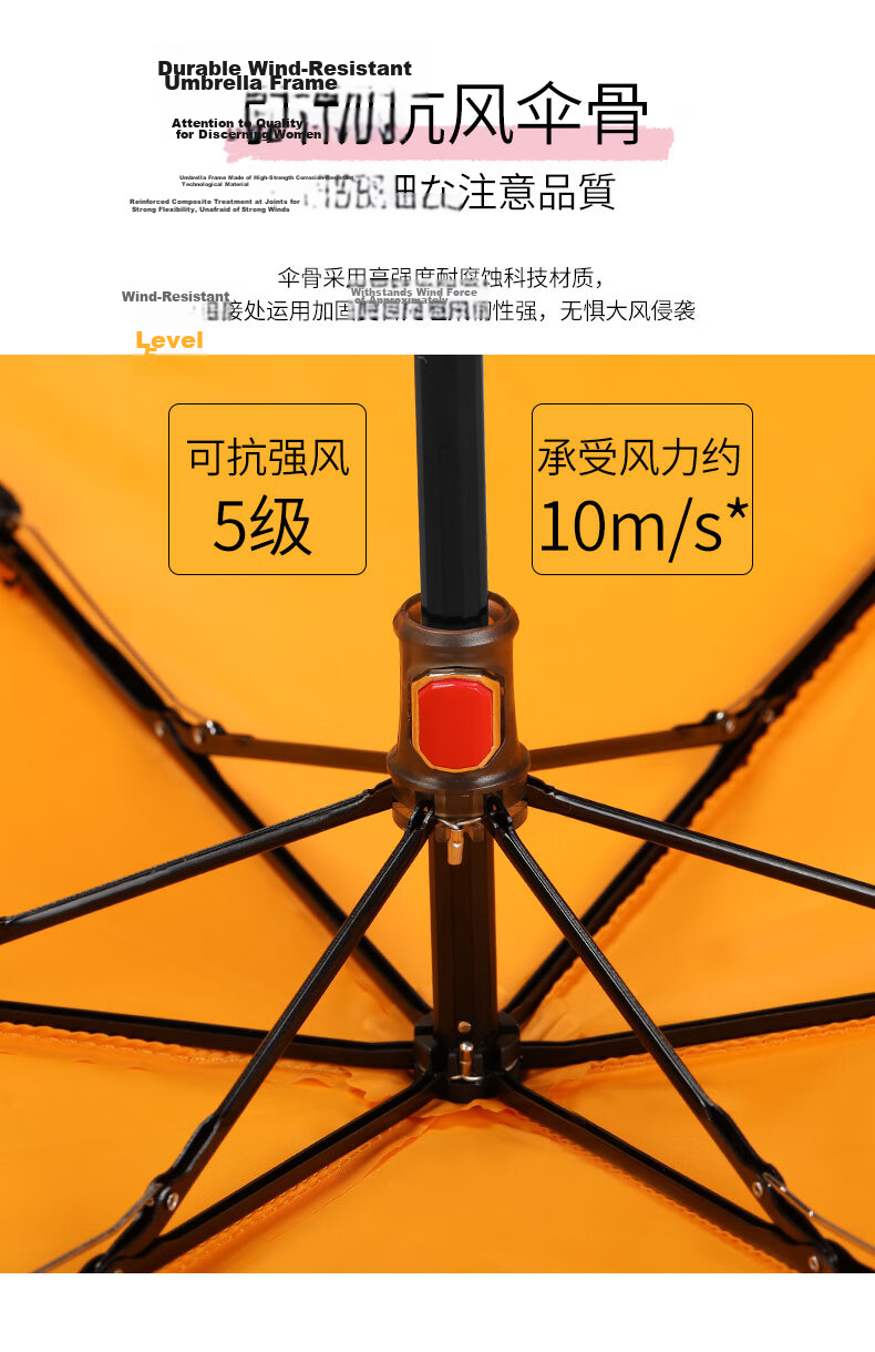 MAMORU UV Protection Sun And Rain Umbrella, Six-Fold Colored Plastic Sunscreen Umbrella, EVA Portable Handbag Version Navy Blue 14.5cm 8