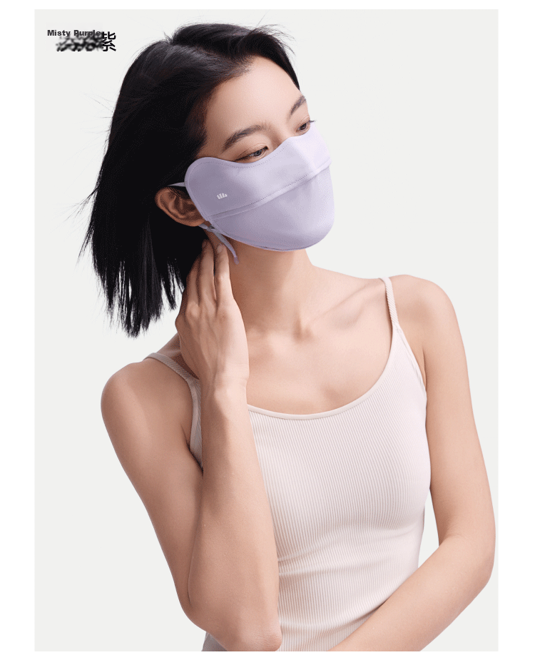 Beneunder Ice Silk Sun Protection Mask for Women, Face Shield, Eye Protection, Summer Cycling Sunshade, UV Protection Face Bikini AL833 31