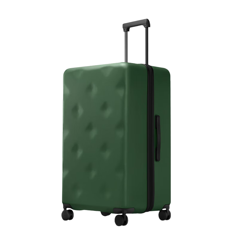 Bromen Bags Large Capacity Suitcase Trolley Case Travel Luggage Password Lock Suitcase for Business And Students, Check-In Luggage, 28 Inch Gree