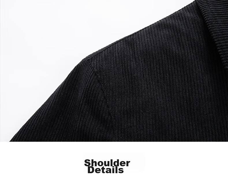 Shanshan [Corduroy] High-End Men's Casual Lapel Workwear Loose Trendy Versatile Jacket Coat for Spring and Autumn 14