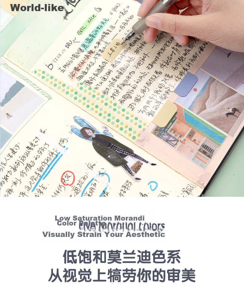Deli 80pcs Medium Index Sticky Notes Label Tags Exam Study Key Point Classification Memo Notes 25*28mm 21535 12