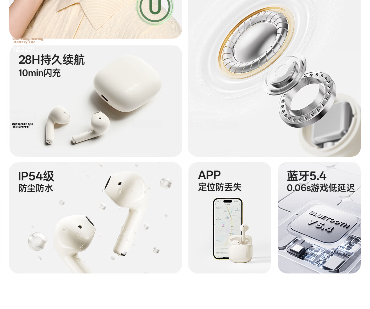 Edifier Sensory Forest Music Aroma Gift Box True Wireless Bluetooth Semi-In-Ear Earphones Holiday Birthday Gift Box Wilderness Blue 3