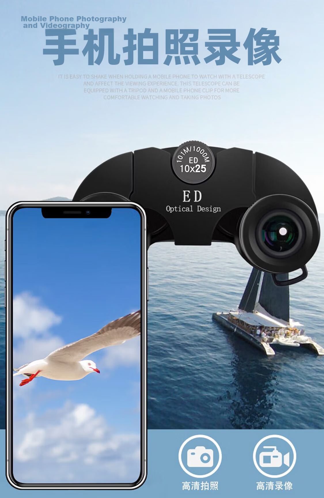 LUXUN Falcon 2nd Generation Binoculars High-Definition High-Power Military Night Vision 100 Professional Adult Zoom Binoculars Kilometer Range 4