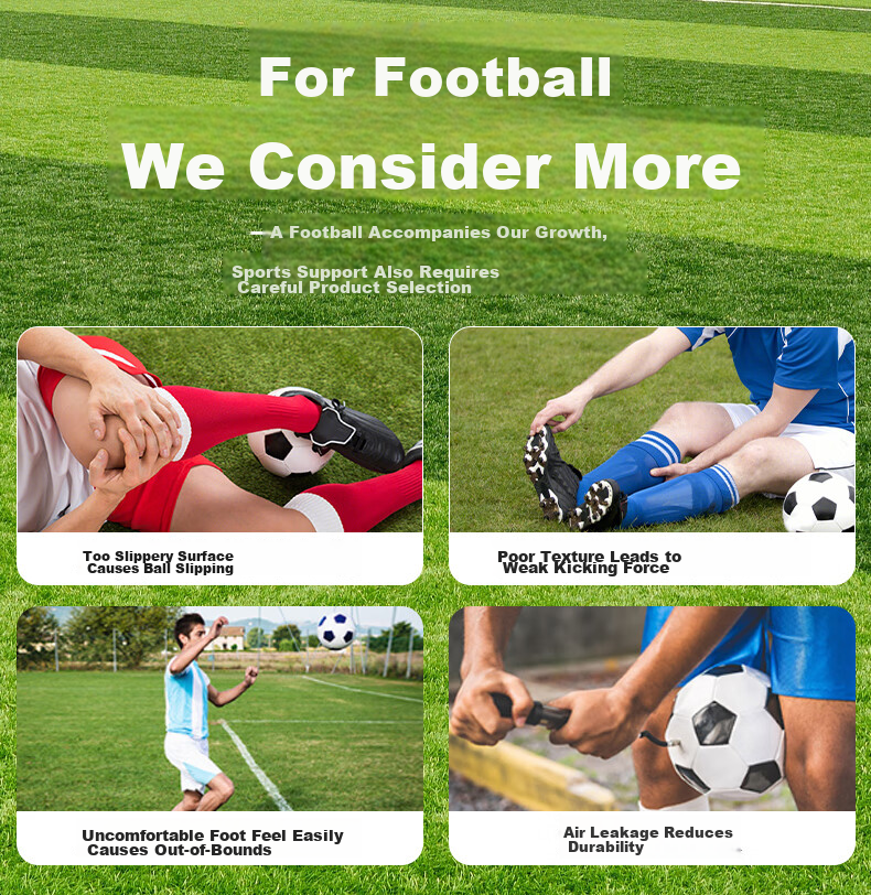 Peak Soccer Ball Size 4 for Children and Adults Standard World Cup Training Youth Primary School Kindergarten Black 1