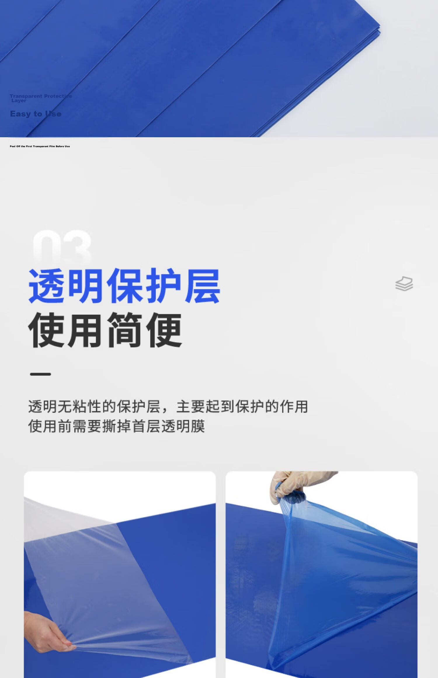 Huipute Sticky Dust Mat Workshop Adhesive Floor Dust Removal Mat Anti-Static Disposable Peelable Cleanroom Laboratory Clean Floor Mat 60*90cm [30 Sheets] 10