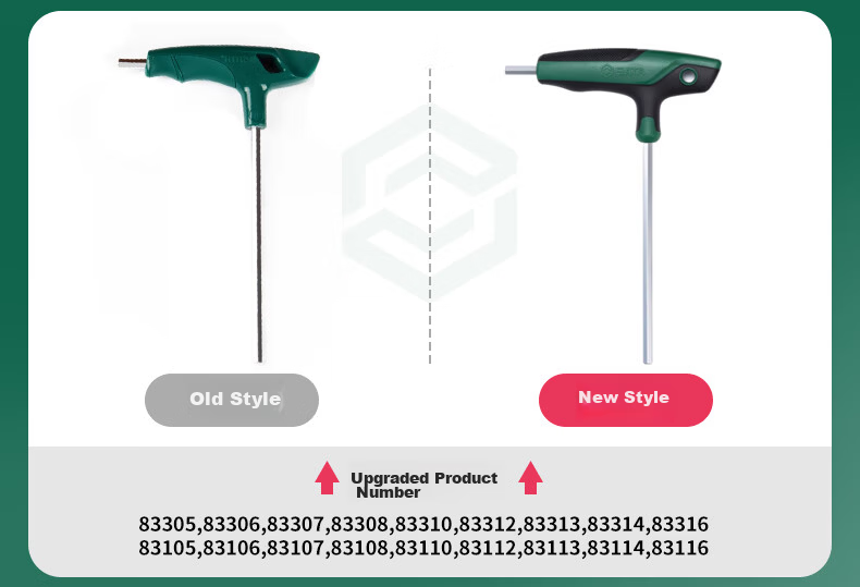 SATA T-Handle Ball End Hex Wrench 4MM 83108 2