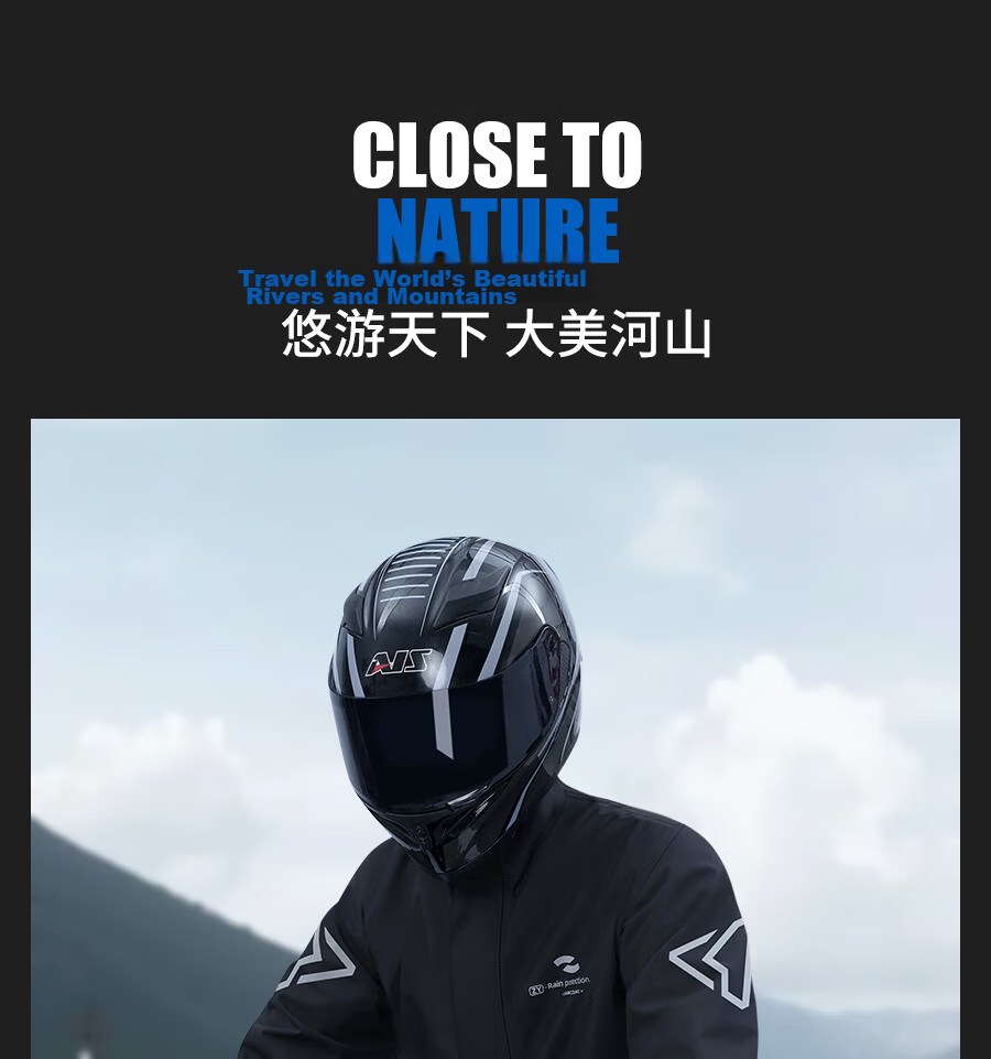 KEYRU Motorcycle Raincoat Electric Vehicle Rider Rain Suit Set Unisex Delivery Split Type Heavy Rainproof 3