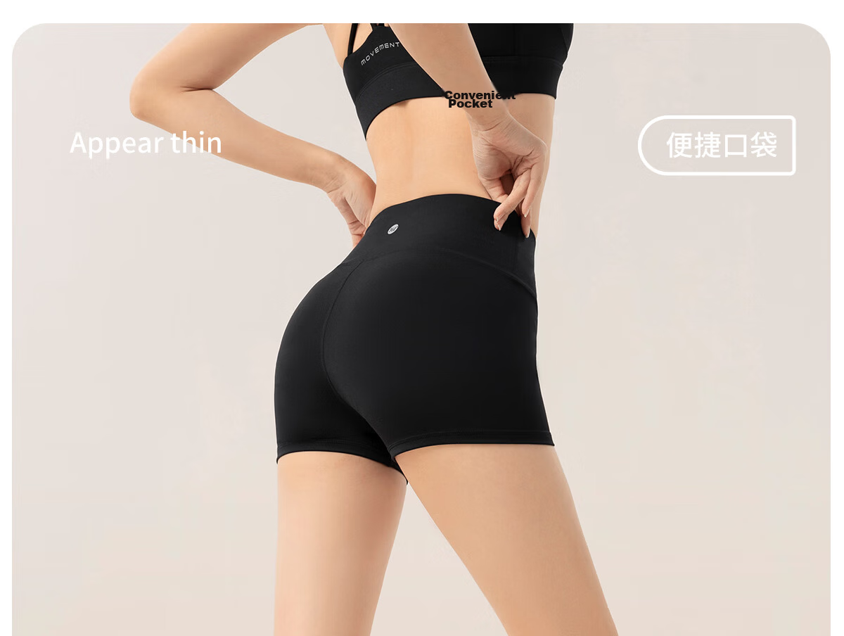 361° Women's Summer Thin Yoga Shorts Three-Quarter Yoga Pants Cycling Fitness Sports Shorts for Women 11
