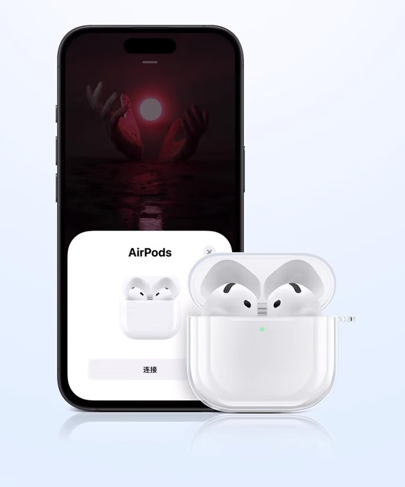 Smorss AirPods Pro 3 Case 2025 Edition Transparent Full-Cover Silicone Protective Shell with Lanyard for Apple Bluetooth Earphones 14