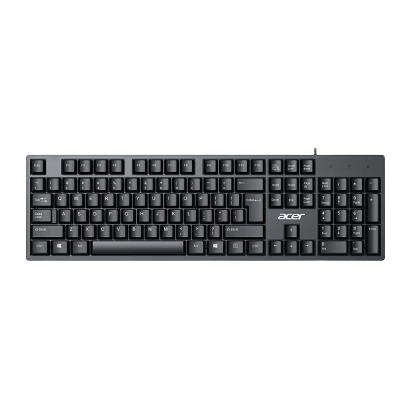 Acer Wired Keyboard Office Keyboard Laptop Keyboard Computer Keyboard Spill-Resistant Classic Feel OKW247