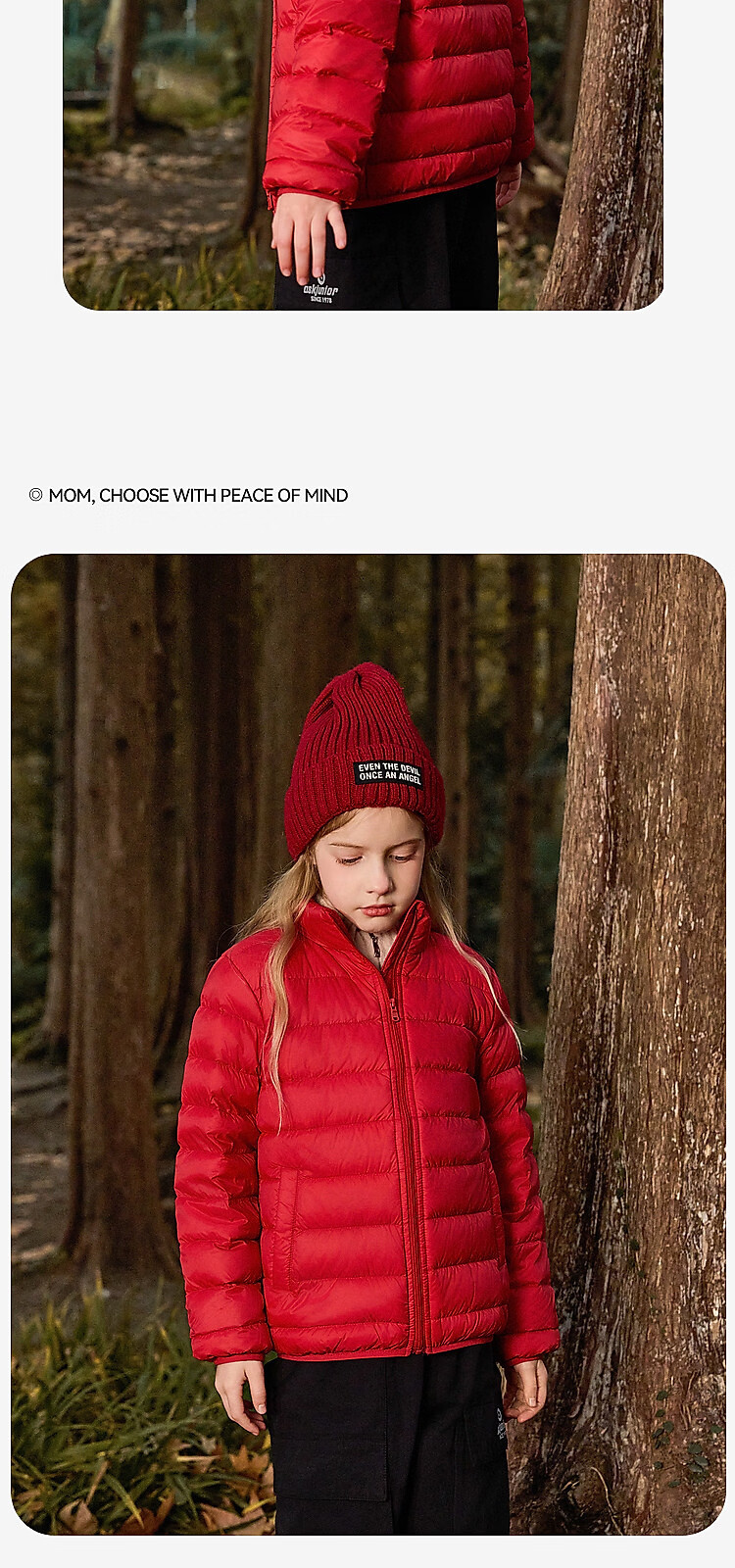 ASK JUNIOR 90% Down Jacket for Men And Women, New Year's Edition, Autumn And Winter Thickened Warm Versatile down Inner Liner Sporty Style, Bright Red, Size 170 12
