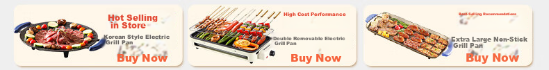 Royalstar Electric Grill Pan Titanium Maifan Stone Antibacterial Small 1-2 Person BBQ Grill Multi-Functional Home Electric Barbecue Oven Low Smoke Low Oil Square RS-KP130A 1