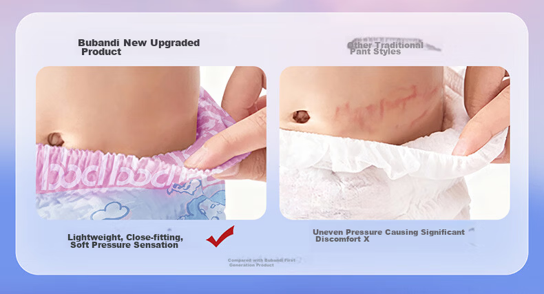 Bubandi [Formamide Not Detected] Qinxin Soft Air Baby Diapers M88 Pieces Summer Ultra-Thin Baby Diapers 8