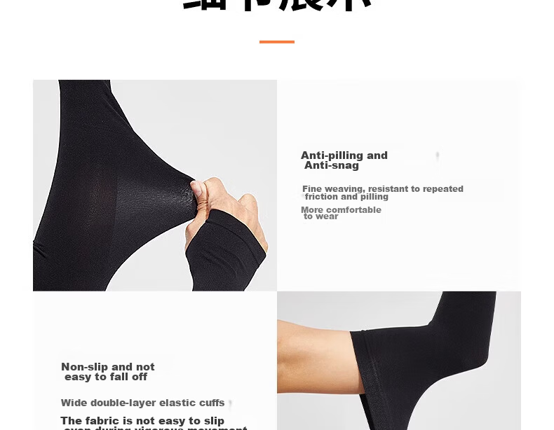 LI-NING Unisex Cooling UV Protection Ice Silk Arm Sleeves for Outdoor Sports, Fishing, and Driving 17