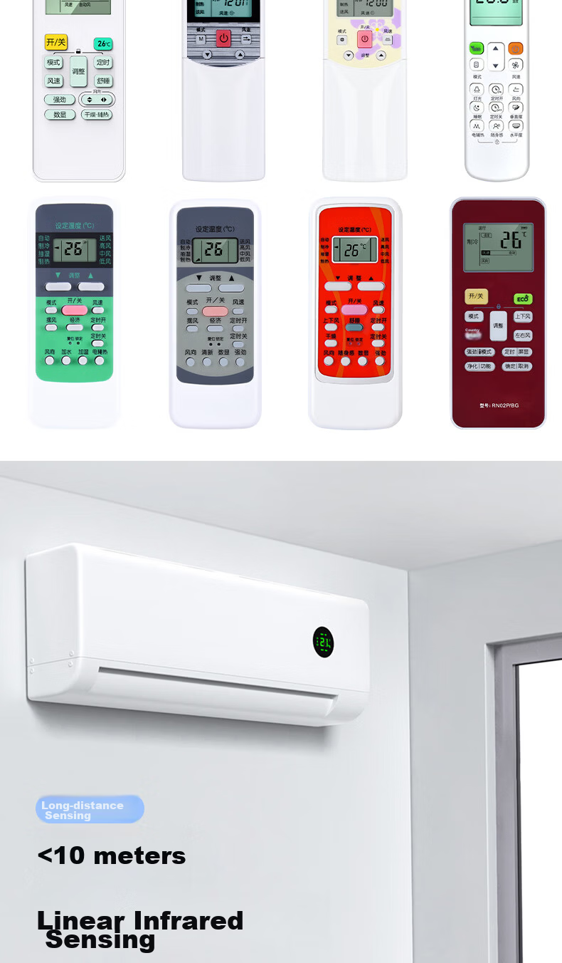 Accoona Universal Remote Control Compatible with Gree Air Conditioners, Suitable for Central Air Conditioning, Ducted Units, Wall-Mounted Units, Floor-Standing Units, Yunjia, Tianli, Q Changjun, Yuyue, Inverter Units, All Models, yapof3/20 3