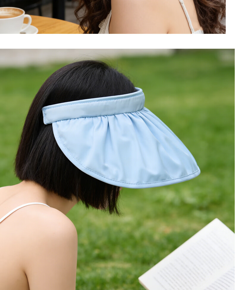 Langsha Sun Protection Hat Unisex Summer UV Protection Outdoor Wide Brim Hat for Hiking Cycling 14