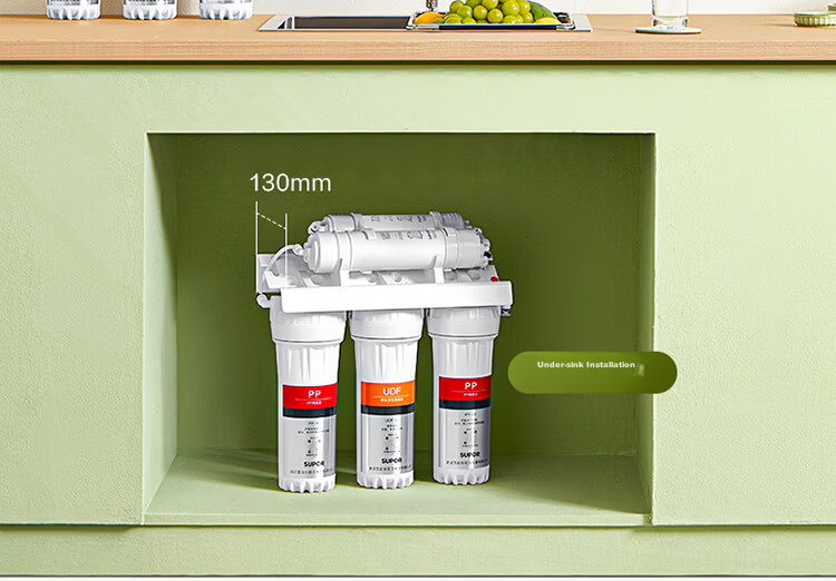 SUPOR Under-Sink Water Purifier for Home Use, Ultrafiltration System, 2.85 Liters/minute High Flow Rate, Zero Wastewater Under-Sink Water Purifier, Mineral Water Filter UU09 10