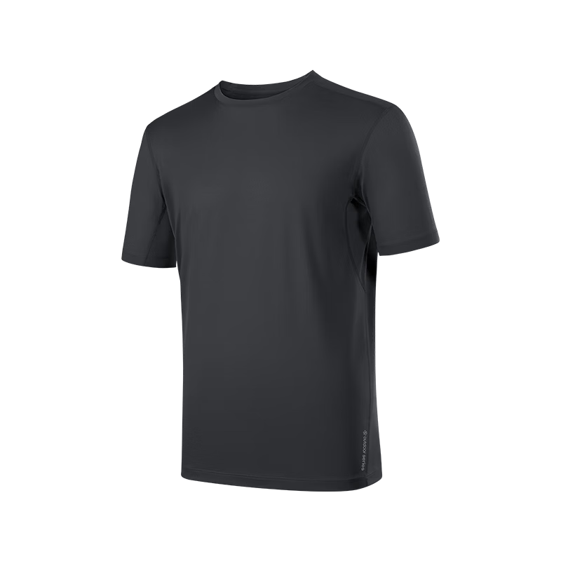 JD Jingzao Men's Short Sleeve Ultra-Light Quick-Dry Breathable Cool Outdoor Sports T-Shirt Base Layer Black L