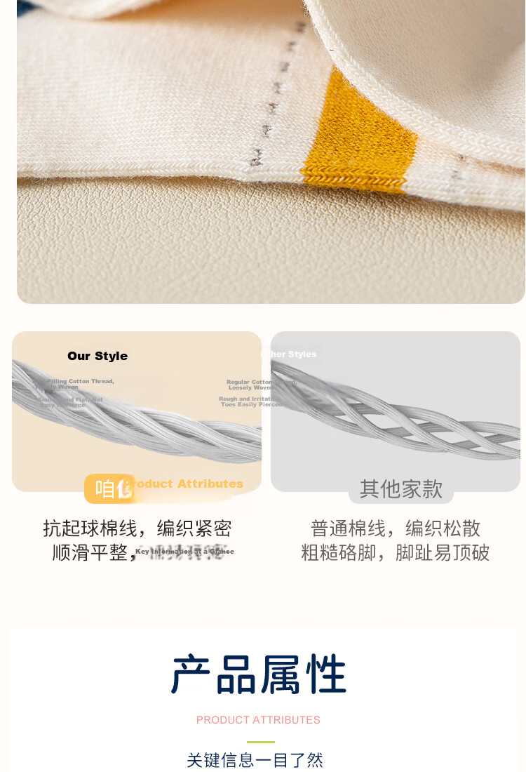 MiiOW Kids Socks [100% Cotton + Anti-Mite & Odor] Boys Autumn Winter Mid-Calf Socks for Growing Kids Casual Socks 7