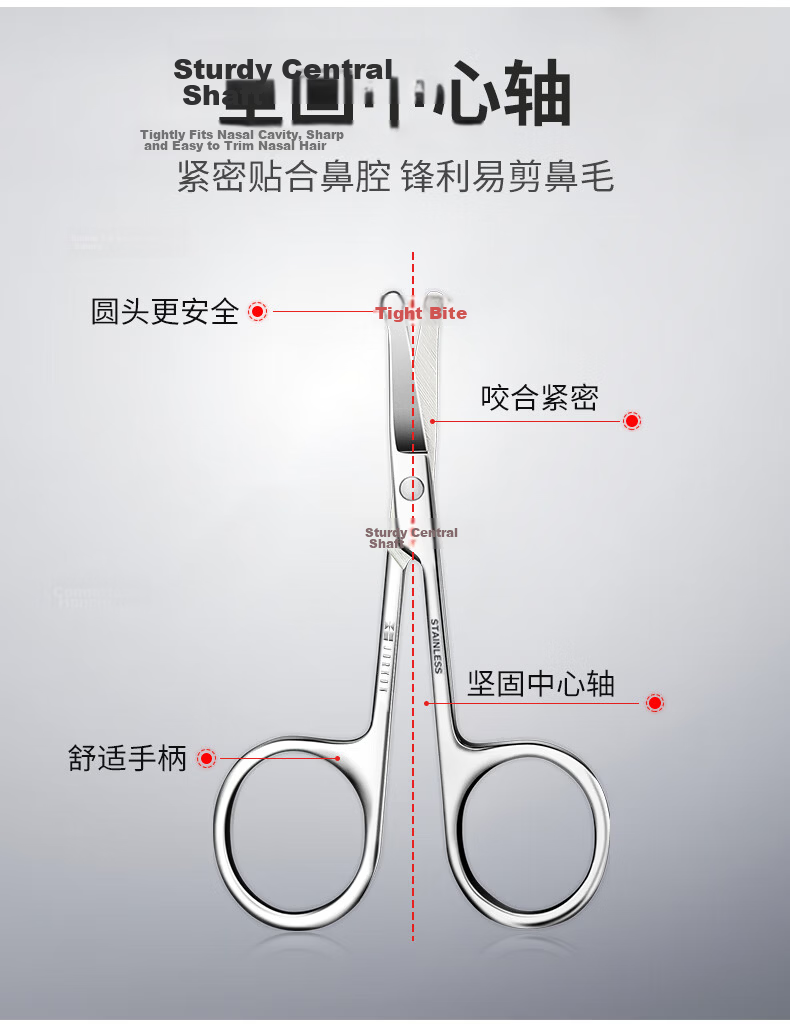 JIANGONG Ear Cleaning Spoon Set - Ear Pick Tool Kit, Stainless Steel Portable 6-Piece Earwax Removal Kit 6