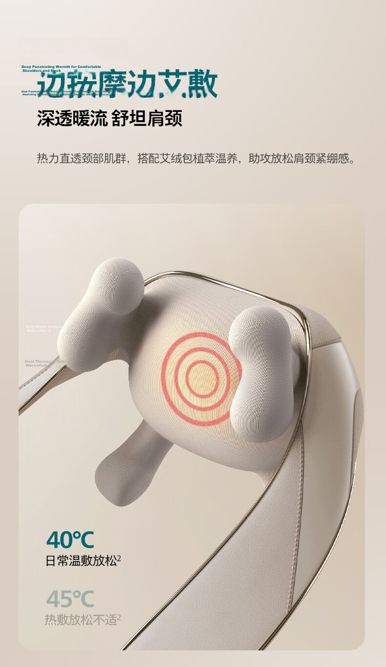 PHILIPS Shoulder and Neck Massager with Kneading and Tapping, Heat Therapy Massage Shawl for Trapezius Muscle, Gift for Elders, Friends, and Loved Ones, Model 5207N 3