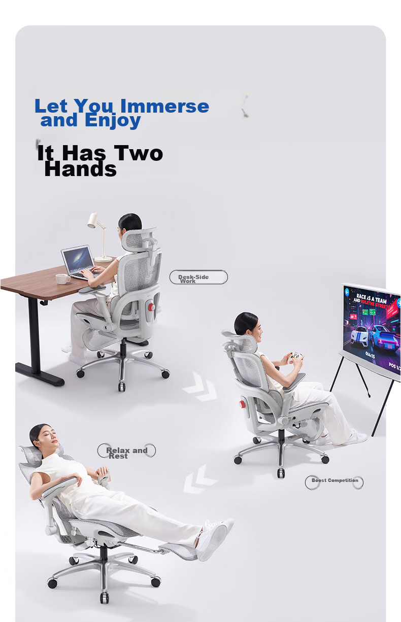 SIHOO B300Pro Ergonomic Chair Gaming Chair Office Chair Computer Chair Biomechanical Seat with 4D Lumbar Support And 6D Armrests 20
