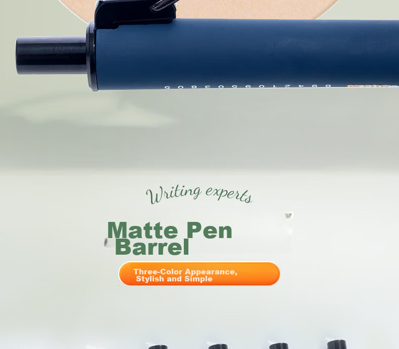 M&G Stationery Silent High-Value 0.5mm Black Retractable Quick-Dry Gel Pen Large Capacity Exam Use 4-Pack AGPJ9607A 11