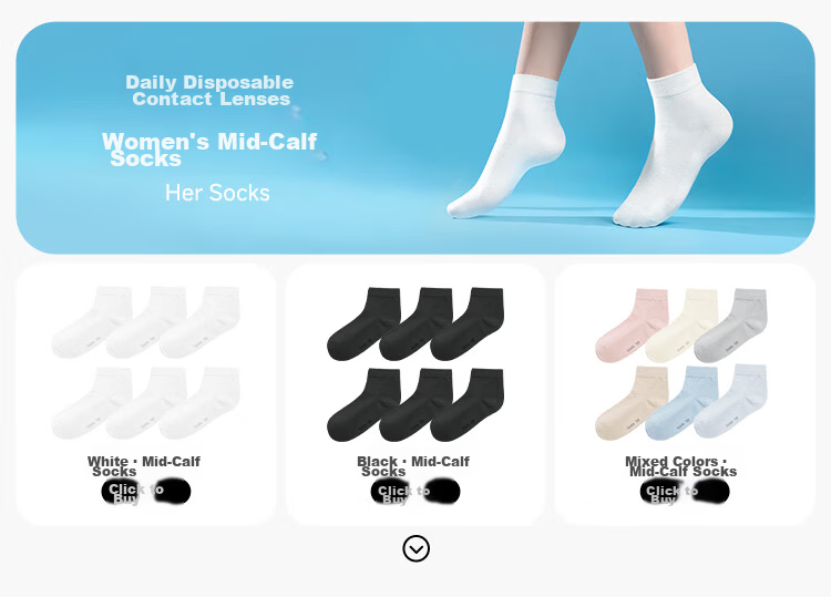 BANANA TRIP Disposable Men's Short Crew Socks Four Seasons Daily Cotton Socks [10A Antibacterial] Vacuum Compressed Individual Pack Black 28