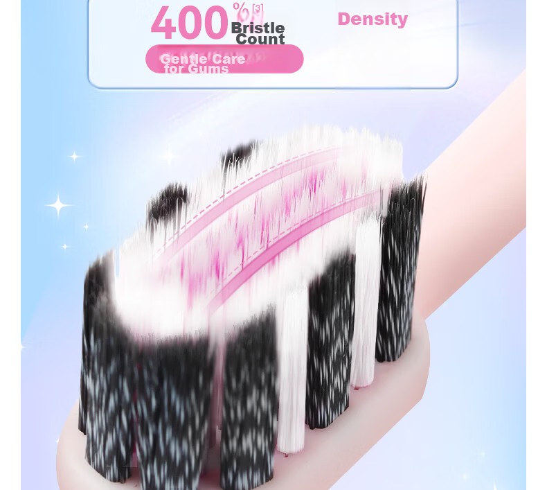 Shuke 46-Hole Wide-Head Soft Bristle Toothbrush, 4-Pack, Sensitive Gum Protection, Double Spiral Brushing, Deep Cleaning, Adult Toothbrush, Random Old Or New 10