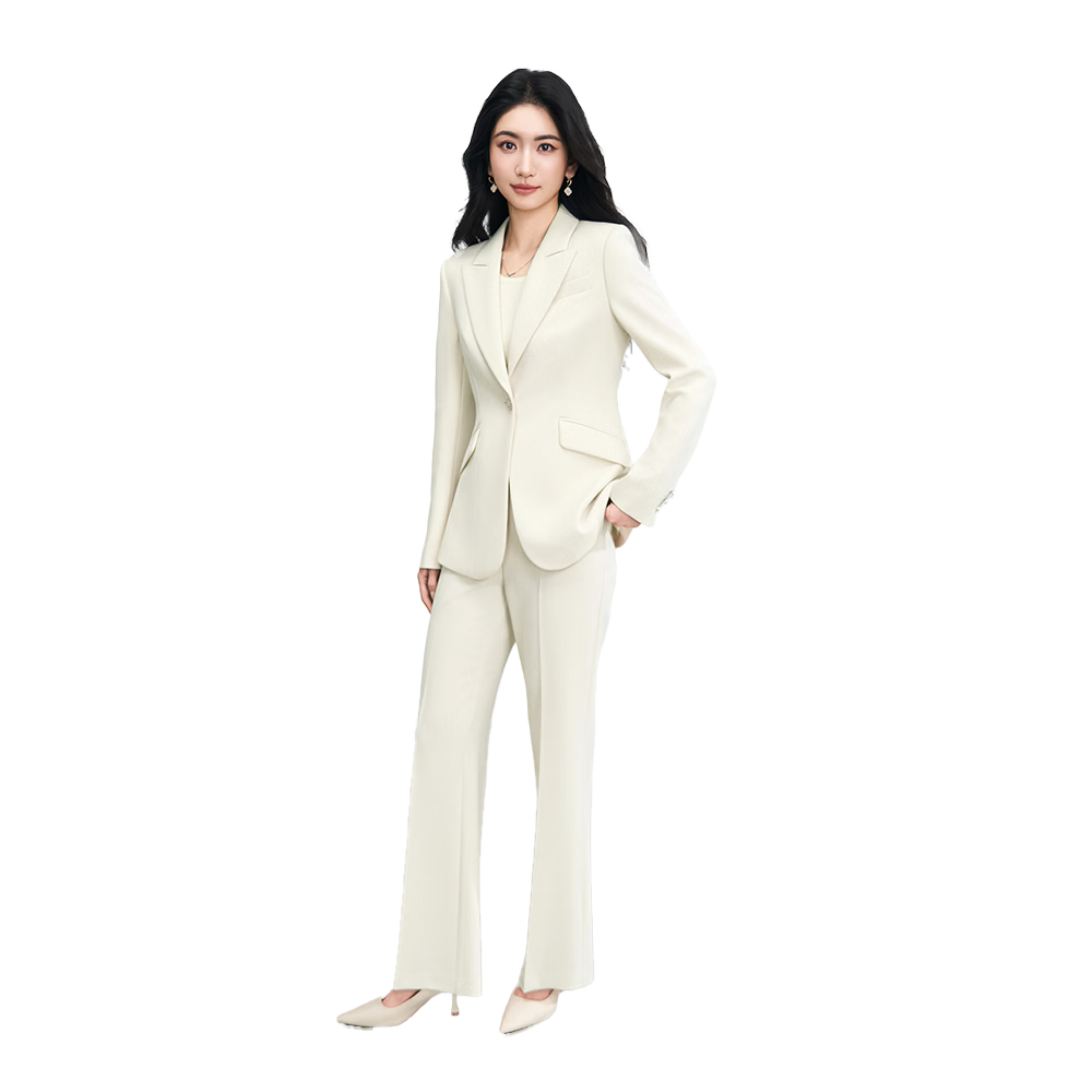 Miss Bird Women's Suit Set High-End Formal Small Size Professional Outfit National Exam Commuting Interview Blazer